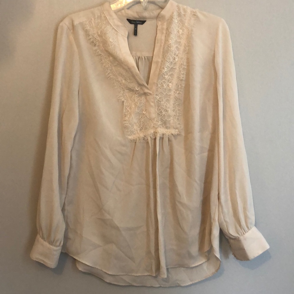 Lace detail tunic